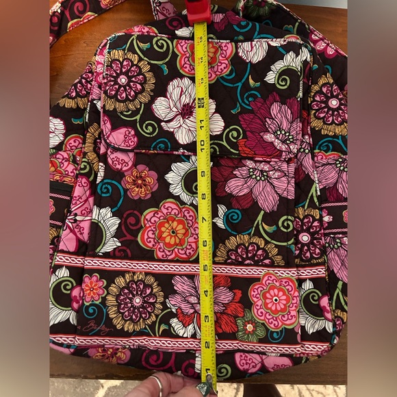 Vera Bradley Retired mod floral pink quilted adjustable backpack - Picture 9 of 13